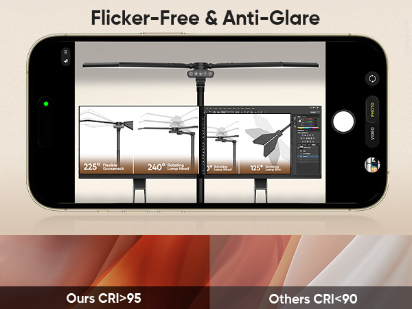 Desk lamp with clamp