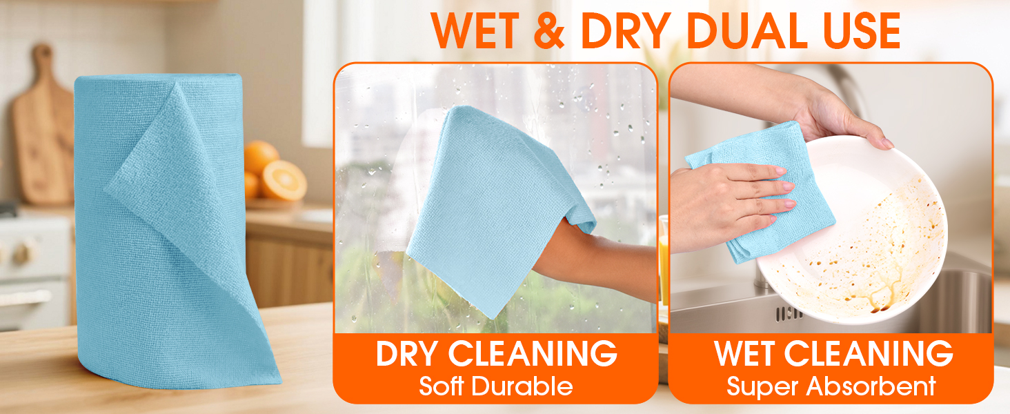 Tear Away Microfiber Towels