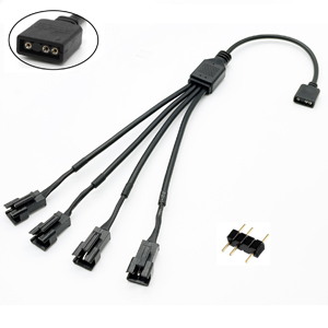 1-to-4 ARGB Male Splitter Cable