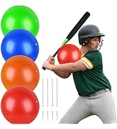 SAYAYA Connection Ball for Baseball 9 Inch Softball Trainer Baseball for Hitting & Pitching Baseb...