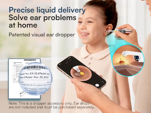 Precise liquid delivery, Solve ear problems at home
