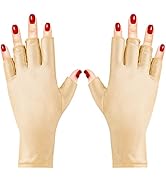 Pimoys Anti UV Gloves for Nail Lamp Light Manicure Gloves UV Light for Gel Nails