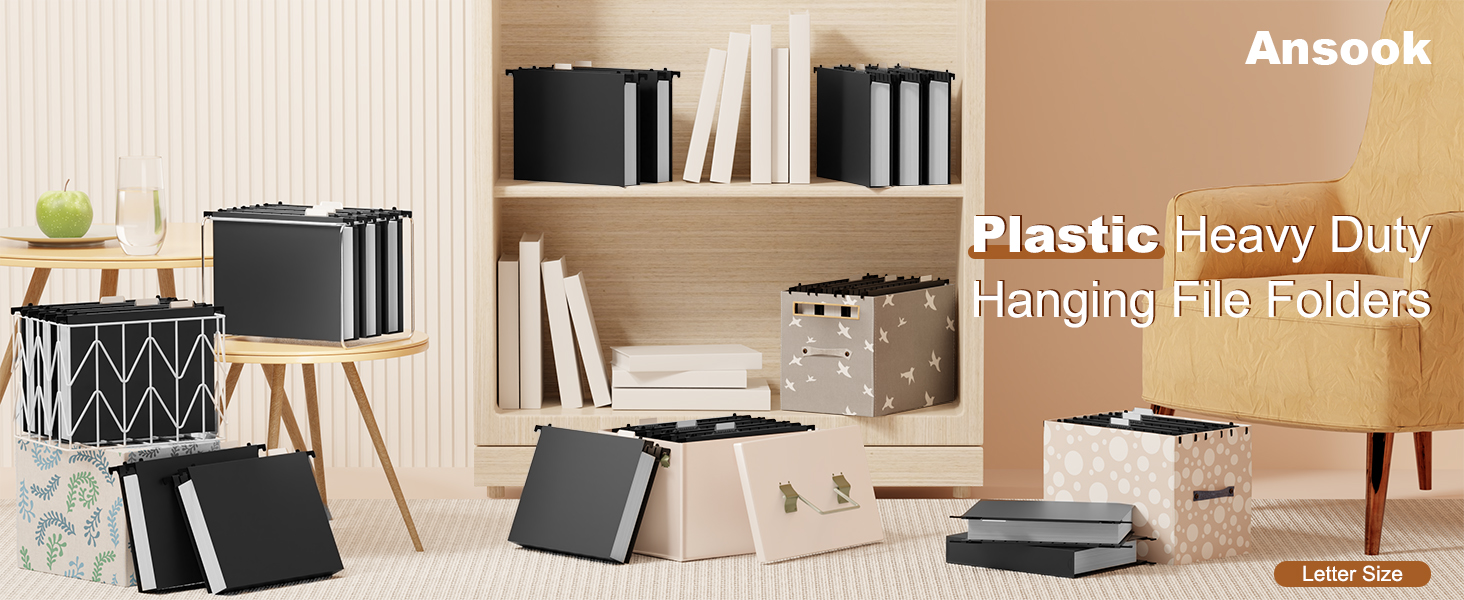 high capacity plastic hanging file folders