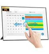 TIXINPO 10.1" Touchscreen Digital Calendar Alarm Clock, Dementia Clocks for Seniors Extra Large D...
