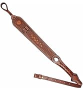 TOURBON Vintage Leather No Swivels Rifle Sling with Ammo Holder Loops for 223, 243, 270, 30-06, 3...