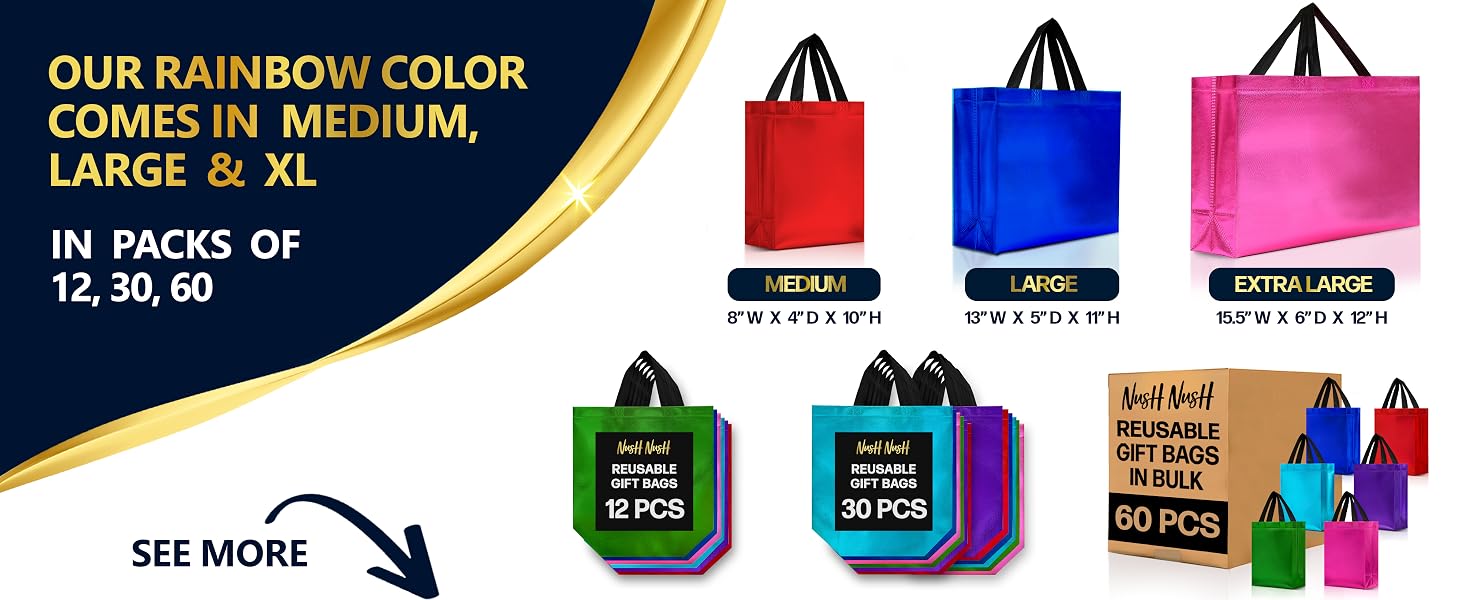 solid color gift bags, colorful gift bags, colored gift bags, colored gift bags with handles