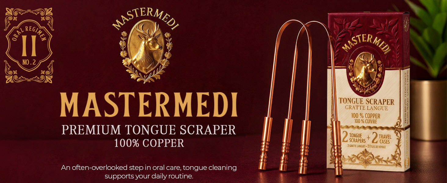 mastermedi copper tongue scraper