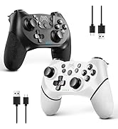 AceGamer Wireless Controller for Nintendo Switch/Lite/OLED/Switch 2, 2 pack, Dual Vibration/Turbo...