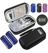 Insulin Cooler Travel Case, Portable Temperature Display Travel Medicine Organizer, Travel Medici...