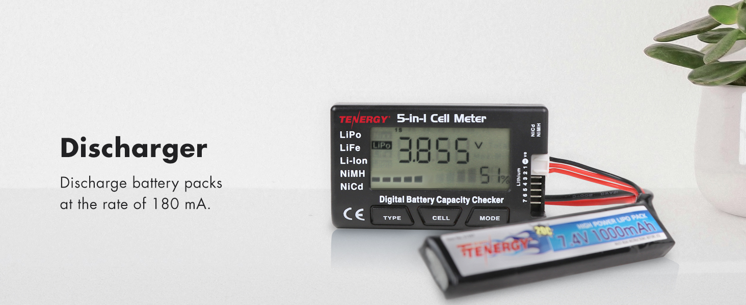 5-in-1 battery pack discharger