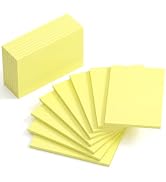 Yellow Sticky Notes Large,4 x 6in Super Big Notepads,400pcs Super Sticking Note Pads for Vertical...