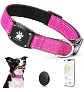 Myiwb GPS Dog Collar Tracker 2-in-1,Reflective Waterproof Pet Collar,iOS-Only,No Monthly Fees,Unl...