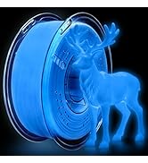 Frucindra PLA 3D Printer Filament, Glow in The Dark Filament 1.75mm, Stronger Lighting Effect, Lu...