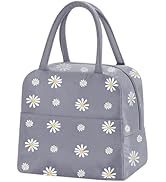 TIECHI Reusable Insulated Lunch Bag for Women/Men/Adult Portable Thermal Lunch Box Tote Bag Small...