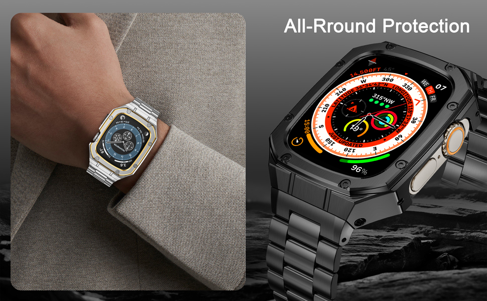 apple watch band metal for men