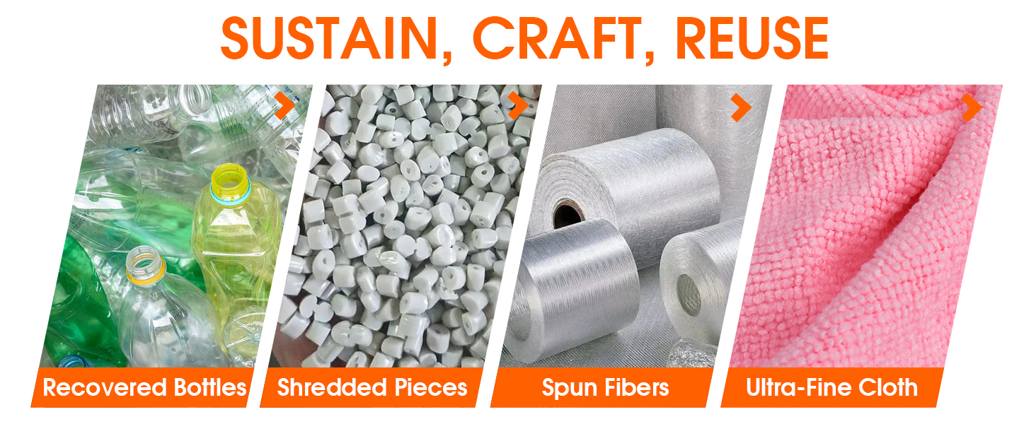 large tear-away microfiber cleaning cloth roll