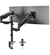 ErGear Dual Monitor Stand, Stacked Monitor Mount for 13-33? Screens, Up to 19.8 lbs/Arm, Enhanced...