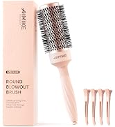 AIMIKE Round Brush for Blow Out, Rose Luxe Round Hair Brush w/Nano Thermal Ceramic Tech, Medium R...