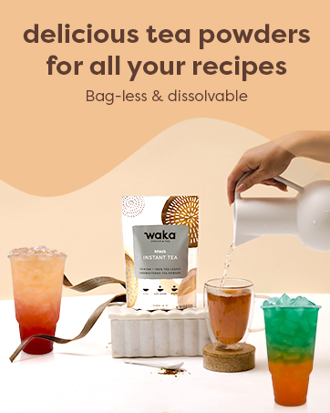 Delicious tea powder