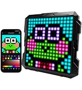 Vecrysit RGB Pixel Art Display,16*16 LED RGB Pixe Screen Digital Clock