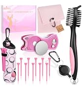Wynaura 15PCS Golf Accessories Kit - Include Golf Club Cleaner Brush with Groove Cleaner Tool, Go...