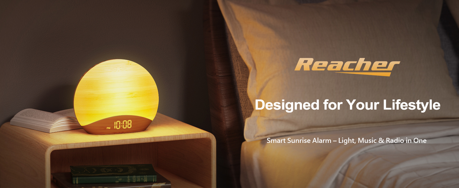 Sunrise Alarm Clock with Bluetooth Speaker & FM Radio