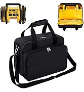 Case Compatible with DEWALT Tire Inflator (DCC020IB), Storage Bag for Car Tire Inflators, Air Com...