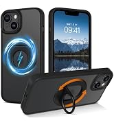 BENTOBEN Magnetic for iPhone 13/14 Phone Case with Ring Holder, iPhone 13 Magnetic Case[Compatibl...