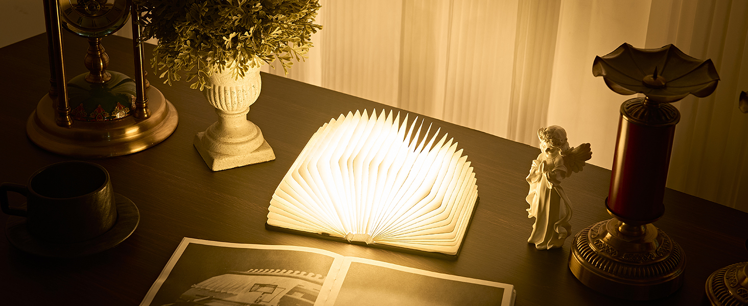Durable handcrafted paper shade ensures even light diffusion and artisanal charm.