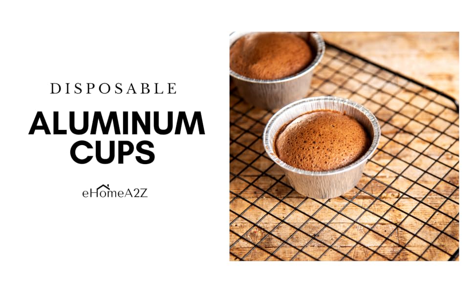 aluminum foil cups 4 oz for cupcakes
