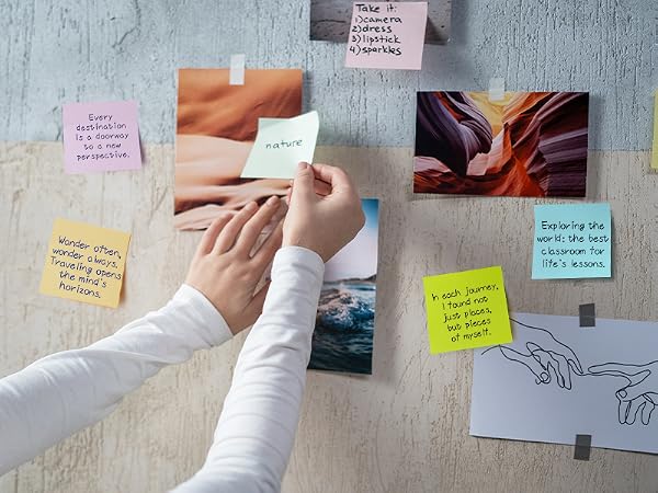 sticky notes