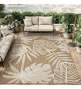 MontVoo-Outdoor Rug-Patio Rug 8x10 ft Polypropylene Indoor Outdoor Rugs Outdoor Carpet for Patio ...