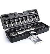 1/4" Drive Click Bike Torque Wrench Set - 2-24 Nm Bicycle Maintenance Tool Kit for Road / Mountai...