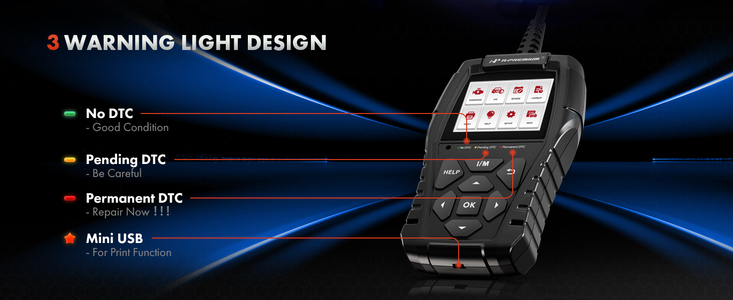OBD2 Scanner Code Reader Diagnostic Tool