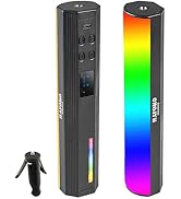 HAFOKO W200 Handheld RGB Light Wand Video LED Lighting Handheld Light Photography Light Vlog w Ma...