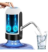 Myvision Water Dispenser for 5 Gallon Bottle,Portable USB Charging Electric Water Pump, Drinking ...