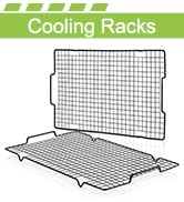 HULISEN 2 Pack Cooling Racks - 16" x 10", Nonstick Wire Baking Rack with Handle fits Half Sheet P...