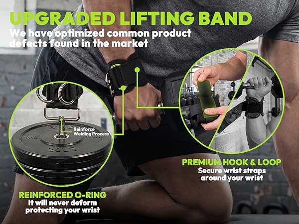 Lifting Straps with D Rings
