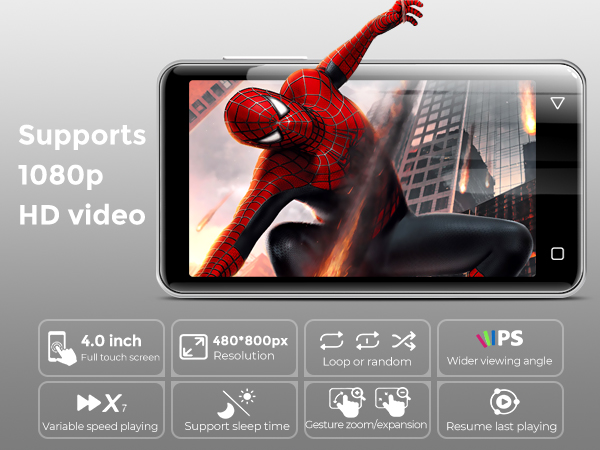 innioasis 80gb mp3 player with bluetooth and wifi