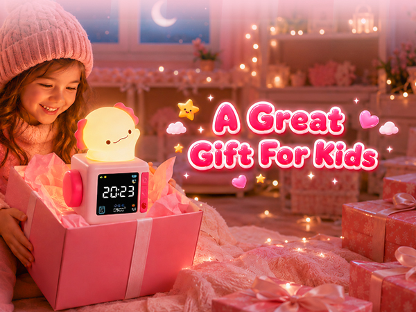 Axolotl Alarm Clock for Kids
