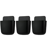 kulusion 3 Pcs Remote Control Holder, Wall Mount Pen Holder Hole-Free Self Adhesive Phone Chargin...