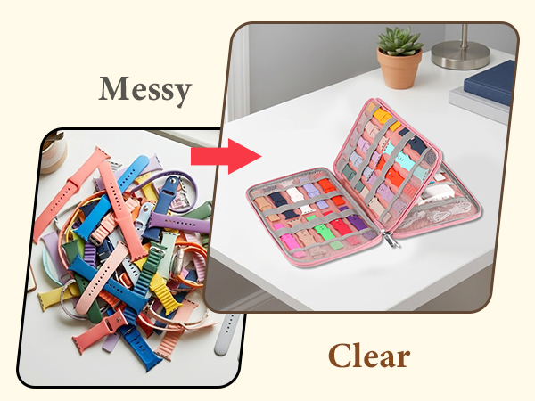 watch band case organizer