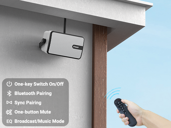 speaker with remote