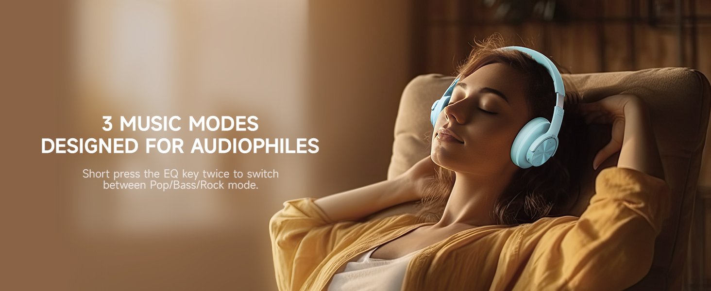 bluetooth headphones over the ear cyan