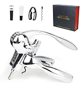 QONYFONE Wine Opener, Rabbit Corkscrew with Luxury Gift Box, Premium 5-Piece Set, Includes Wine S...
