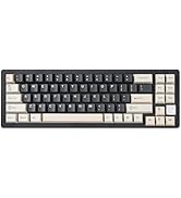 YUNZII AL71 75% Mechanical Keyboard, Full Aluminum CNC, Hot Swappable Gasket, 2.4GHz Wireless BT5...