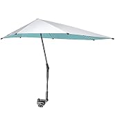 G4Free UPF 50+ Adjustable Chair Umbrella XL with Universal Clamp UV Protection Sun Shade Umbrella...
