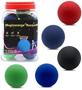 Magicorange 15 Pack Racquetball Multi Colored Racquetballs High Bounce Rubber Racquetballs
