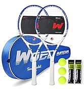 Pro Tennis Racket for Adults, 2 Player 27 inch Speed Tennis Racquet Acceptable for Beginner and P...