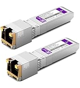 XZSNET 10GBASE-T SFP+ Transceiver, SFP+ to RJ45, 10G Copper SFP+ to Ethernet Module Compatible wi...